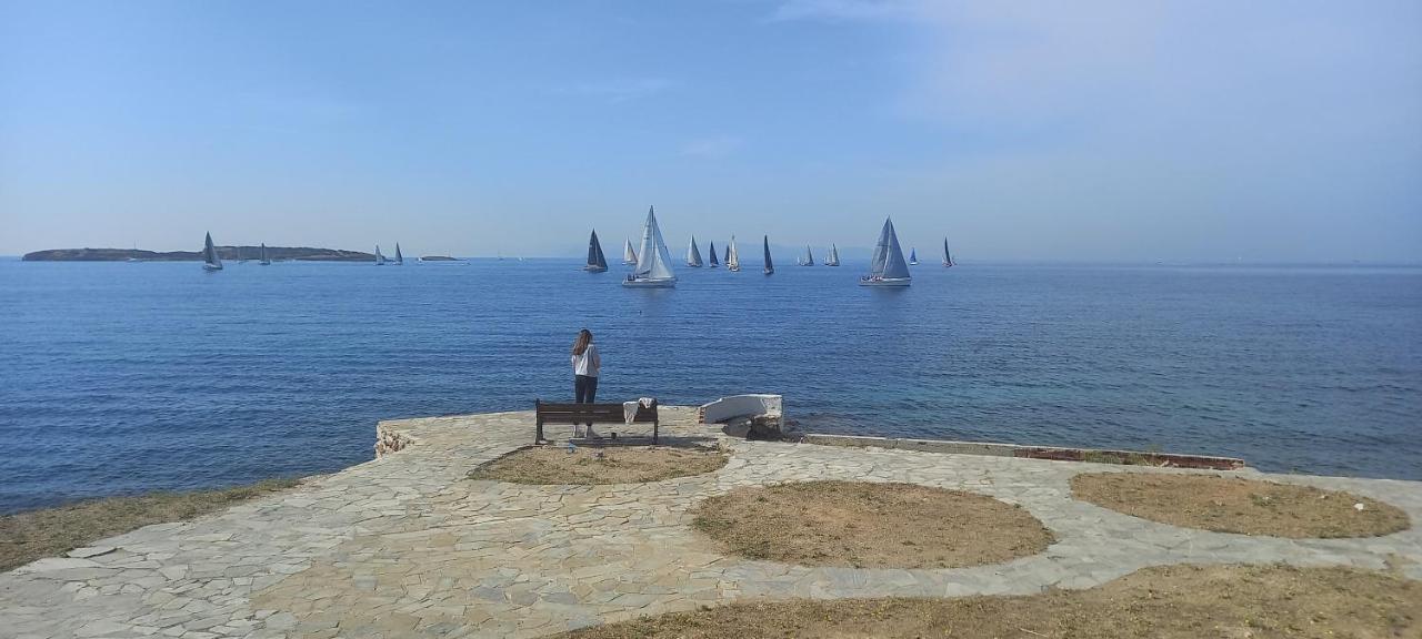 Family Getaway, Spacious And Luxurious, Sea View, Terrace, Next To Voula Beach, 20Min From Center Athena Bagian luar foto