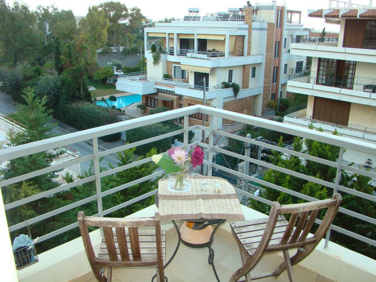 Family Getaway, Spacious And Luxurious, Sea View, Terrace, Next To Voula Beach, 20Min From Center Athena Bagian luar foto