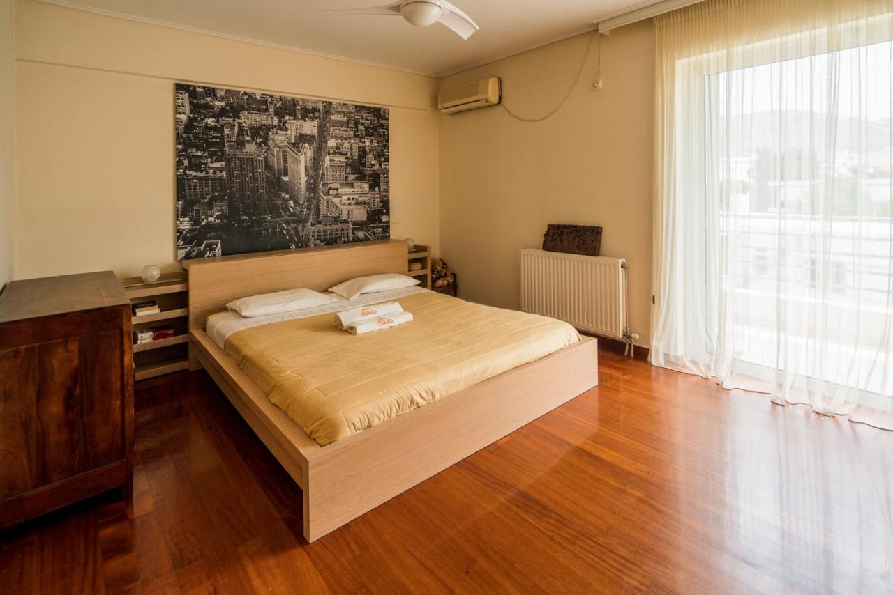 Family Getaway, Spacious And Luxurious, Sea View, Terrace, Next To Voula Beach, 20Min From Center Athena Bagian luar foto